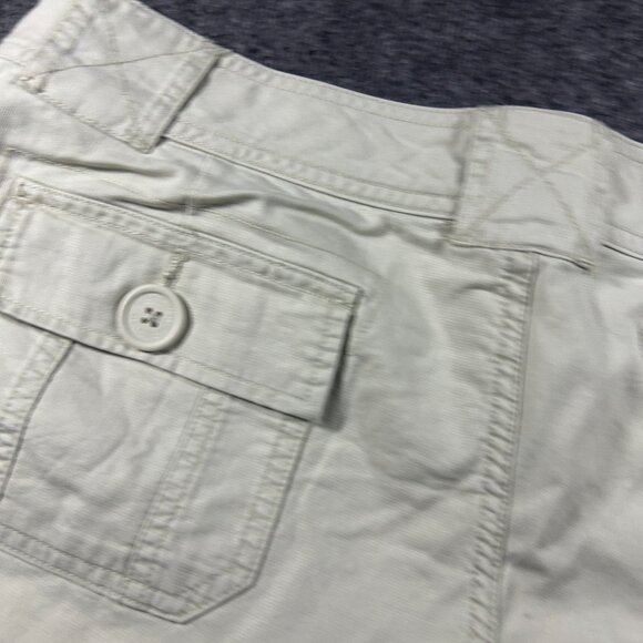 Vintage Y2K Mossimo Mini Micro Khaki Brown Low Rise Shorts Short Sz 13 NWT - Picture 12 of 16